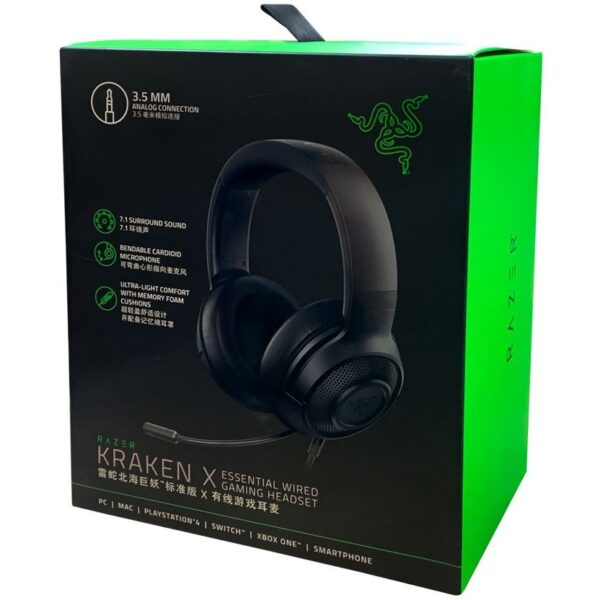 هدست گیمینگ ریزر مدل Kraken X Essential Gaming Headset کد 103
