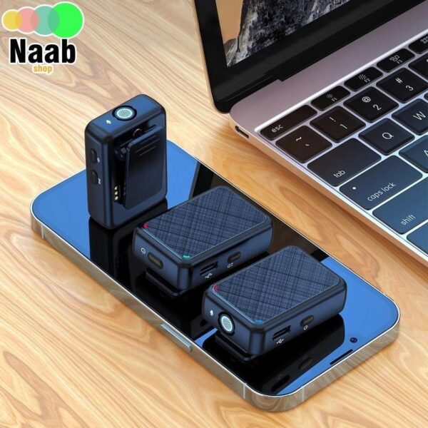 میکروفن بی سیم یقه ای مدل K66 تک کاربره کد 248