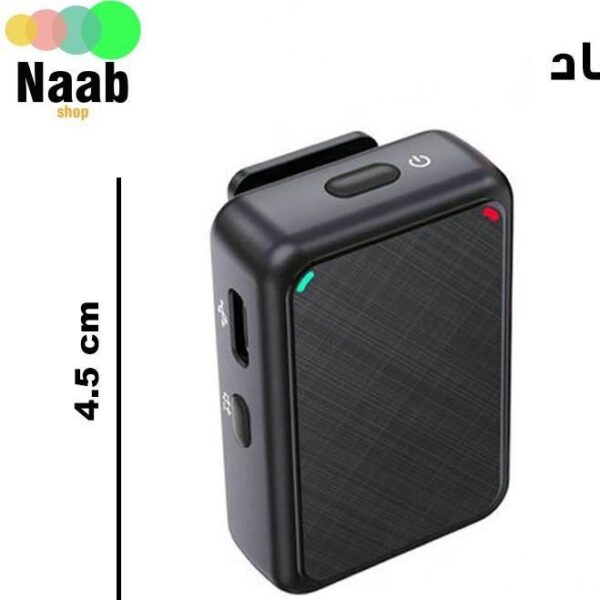 میکروفن بی سیم یقه ای مدل K66 تک کاربره کد 248