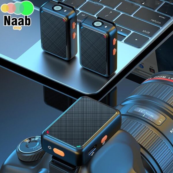 میکروفن بی سیم یقه ای مدل K66 تک کاربره کد 248