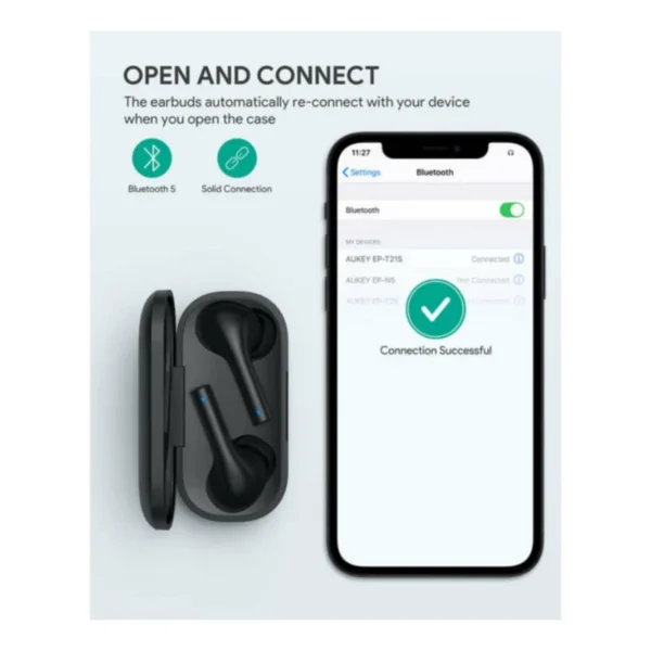 هندزفری بلوتوثی آکی مدل EP-T21S کد 21