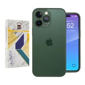 کاور موناکو مدل PVD رنگ سبز زیتونی مناسب برای گوشی موبایل اپل iPhone 14 Pro Max کد 26