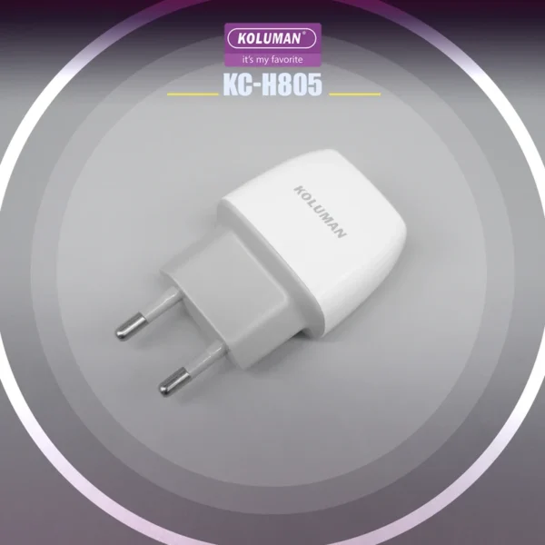 شارژر دیواری کلومن مدل KC-H805 به همراه کابل کد 2879