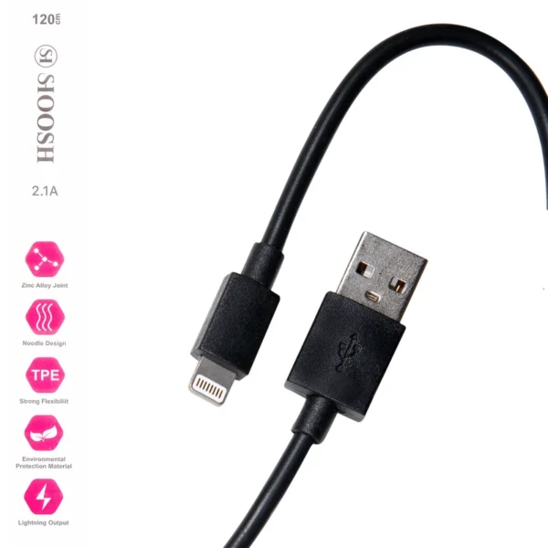 کابل تبدیل usb به لایتنینگ مدل 013 fast sharge طول 1.2 متر کد 20