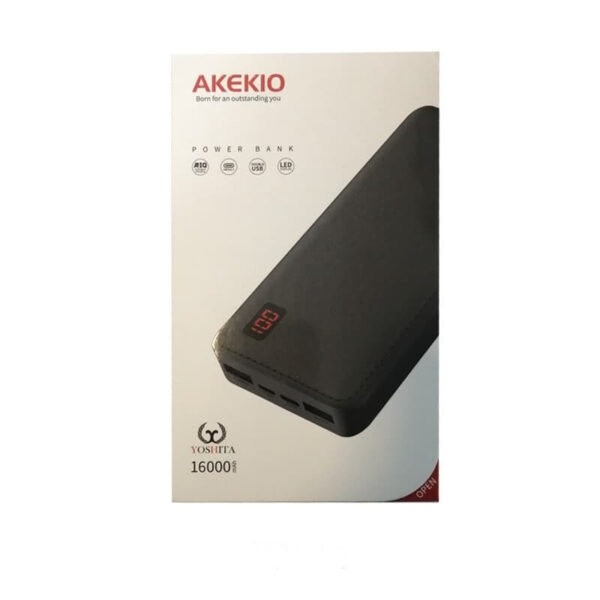 پاوربانک اککیو مدل V1plus ظرفیت 16000 میلی آمپر ساعت کد 3221