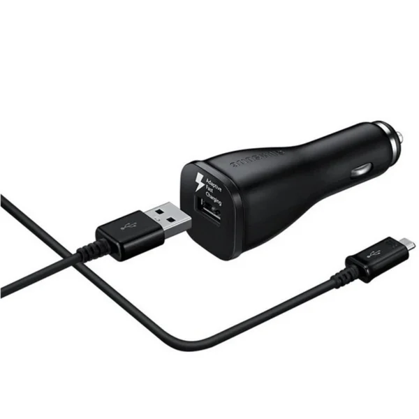 شارژر فندکی سامسونگ مدل Fast charge (15 W)  CAR ADAPTER  USB Type-C to A Cable کد 3847