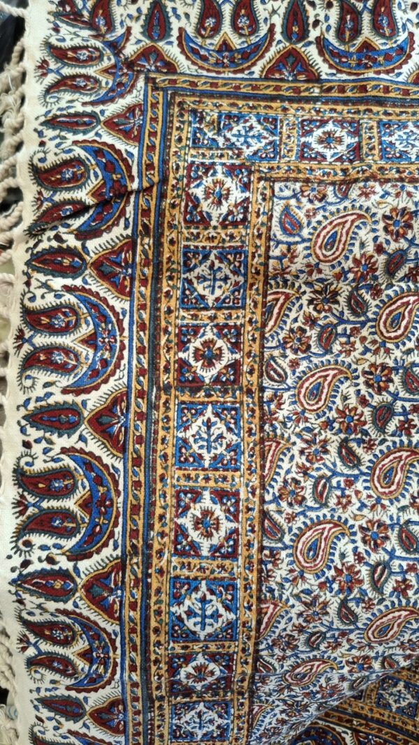 رومیزی قلمکار طرح قاجار کد b287