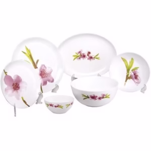 سرویس غذاخوری 26 پارچه لومینارک طرح Water Color کد 9003 کد b043