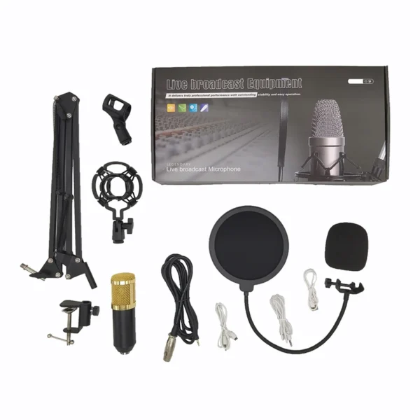 میکروفون استودیویی مدل Live Broadcast Microphone کد b070