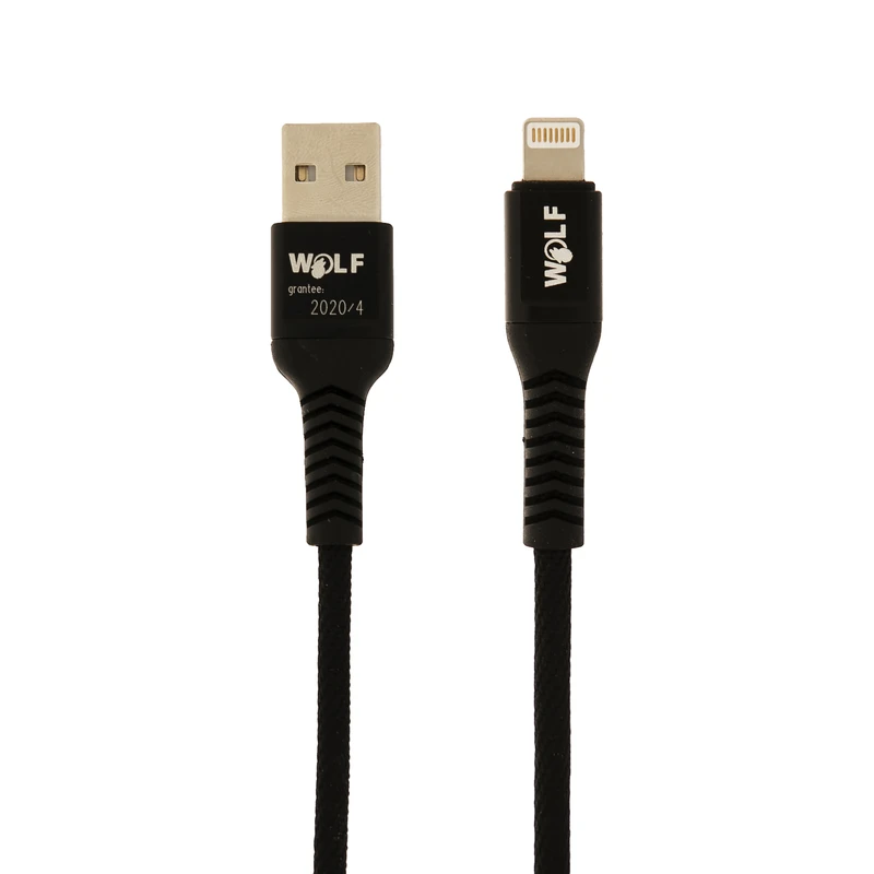 کابل تبدیل USB به لایتنینگ ولف مدل Ds2.4 طول 1 متر کد B5500