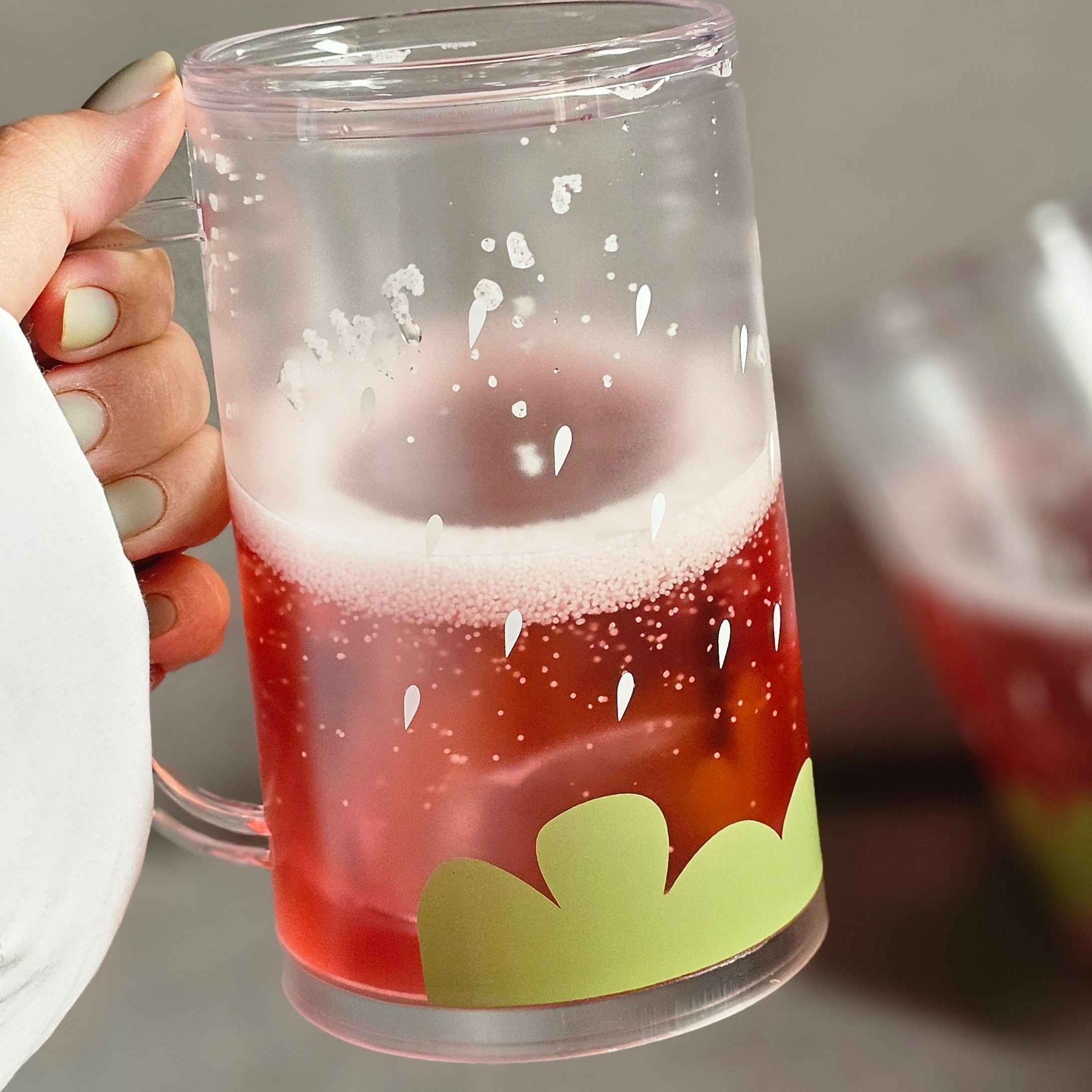 ماگ آیس دوجداره طرح میوه کد B5526