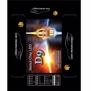 لامپ هدلایت خودرو مدل D9H7 بسته 2 عددی اورجینال کد B5908
