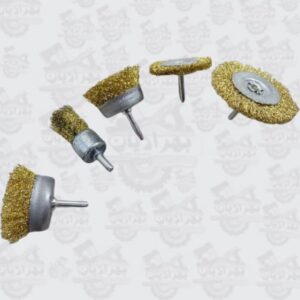 ست ۵ عددی فرچه سیمی سردریلی  به همراه متر 3 متری کد B6071
