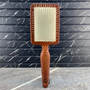 برس مو نیترو NITRO مدل paddle brush طرح چوبی کد B6284