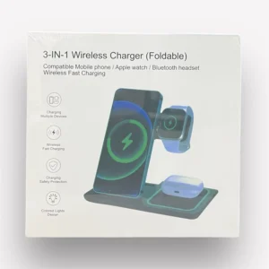 شارژر بی سیم مدل 3 in 1 طرح wireless کد B6296