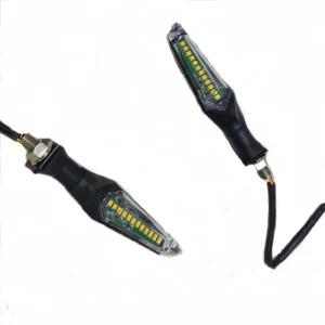 چراغ راهنما موتور سیکلت مدل HJG دو طرفه مجموعه 2 عددی کدm5020