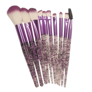 ست براش آرایشی مدل آکواریومی بسته 10 عددی کد B7678