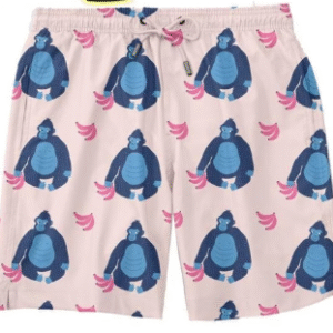 شلوارک مردانه مامی دوز طرح مانکی Limited Edition کد B7994