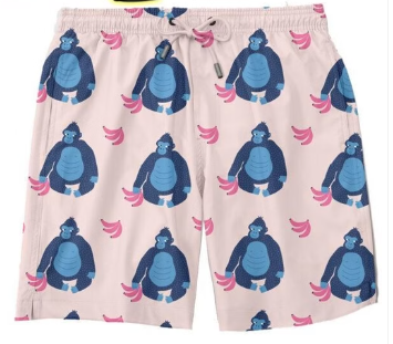 شلوارک مردانه مامی دوز طرح مانکی Limited Edition کد B7994