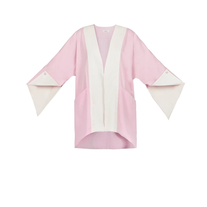 مانتو زنانه ریس مدل آستین چاکدار فیری سایز کد B8041