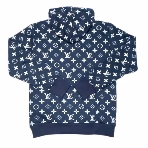 هودی مردانه سورمه ای سفید کد B8214