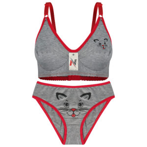 ست شورت و سوتین زنانه نُجَبا سایز 90 کد B8247