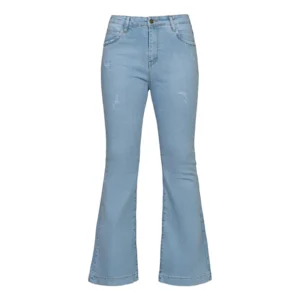 شلوار جین زنانه دیسفان مدل دم پا گشاد سایز 40 کد B8248