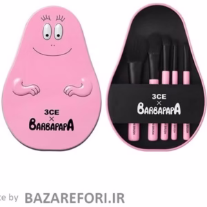براش آرایشی طرح بارباپاپا مجموعه 5 عددی کد B8319