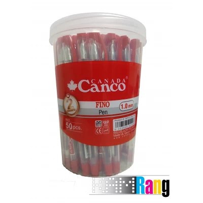 خودکار قرمز کنکو مدل FINO بسته 50تایی کد B8349