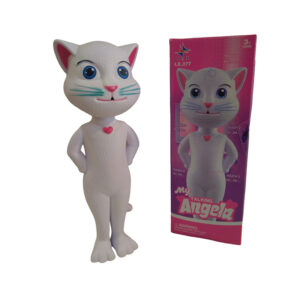 گربه آنجلا سخنگو و لمسی مدل تقلید صدا  کد B8421