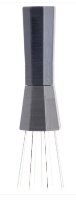 نیدل قهوه مشکی براق کد B8422