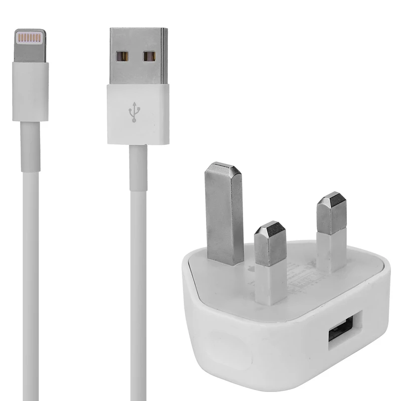 شارژر دیواری مدل 5 وات کد 23 به همراه کابل تبدیل لایتنینگ کد B8424