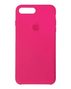 قاب سیلیکونی صورتی فسفری اپل Apple iPhone 7 Plus/8 Plus کد B8426