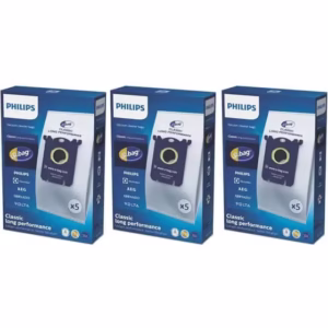 پاکت جاروبرقی مدل 1032 سه بسته 5 عددی مناسب برای جاروبرقی های فیلیپس و الکترولوکس کدB8431