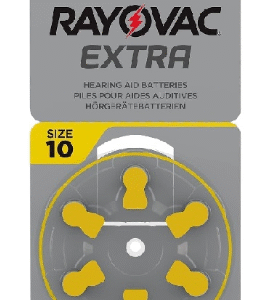 باتری سمعک ریوواک سایز 10 بسته 6 عددی  کد B8510