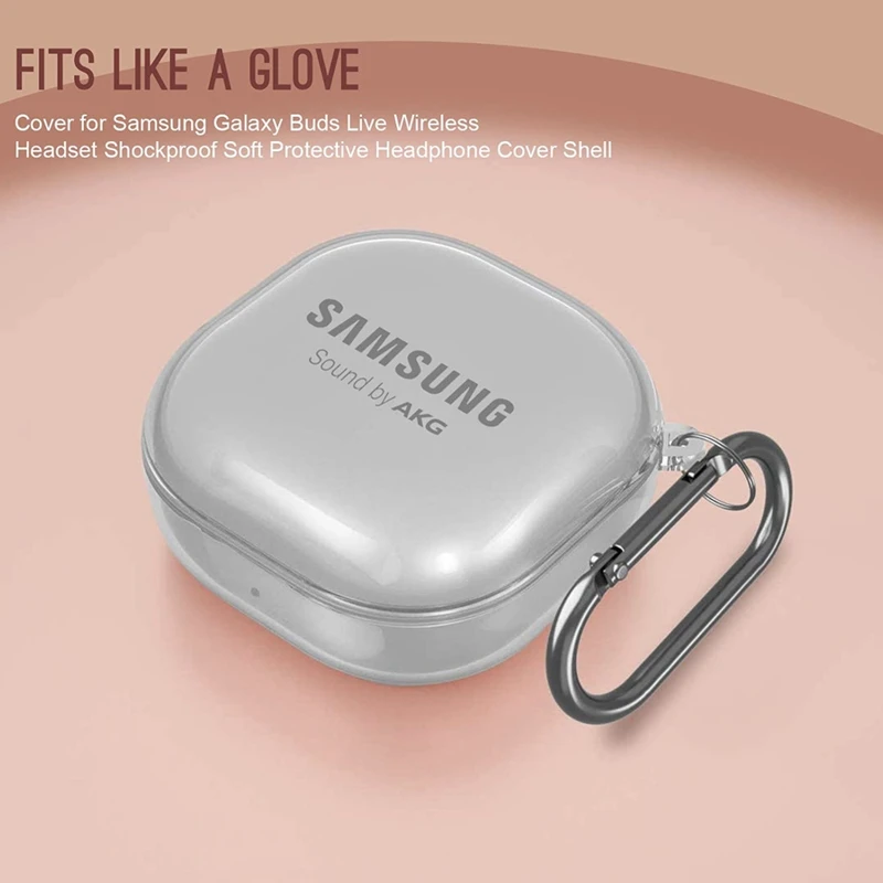 کاور برای هندزفری بلوتوثی سامسونگ شفاف Galaxy buds2/buds pro/buds live کد B8518