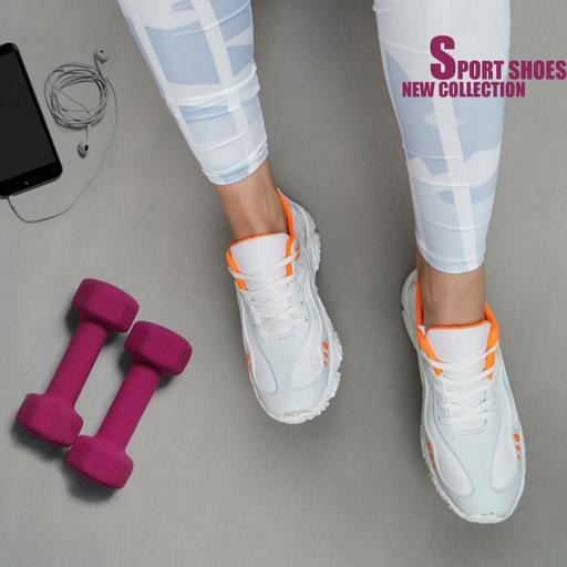 کفش اسپورت سفید زنانه سایز 39کدB8337