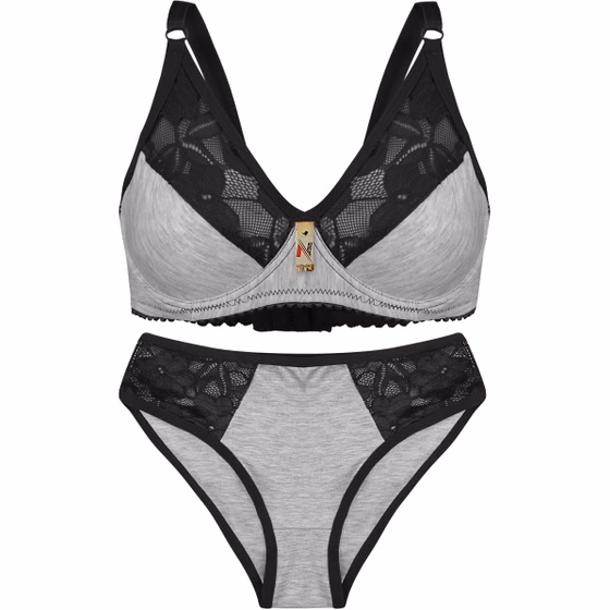 ست شورت و سوتین زنانه نُجَبا سایز 80 کد B8661