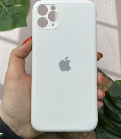 قاب گوشی iPhone 11 Pro Max آیفون سیلیکونی سفید کد B8744