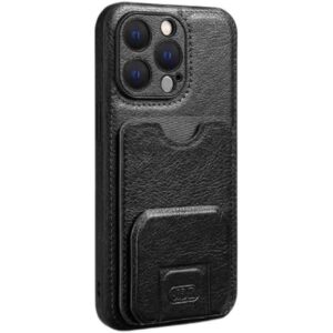 قاب چرمی جاکارتی آیفون ۱۴ پرو JDK کد B8831