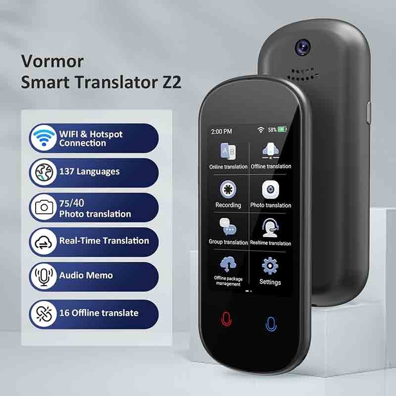 دستگاه مترجم زبان Vormor مدل Z2 کد M10280