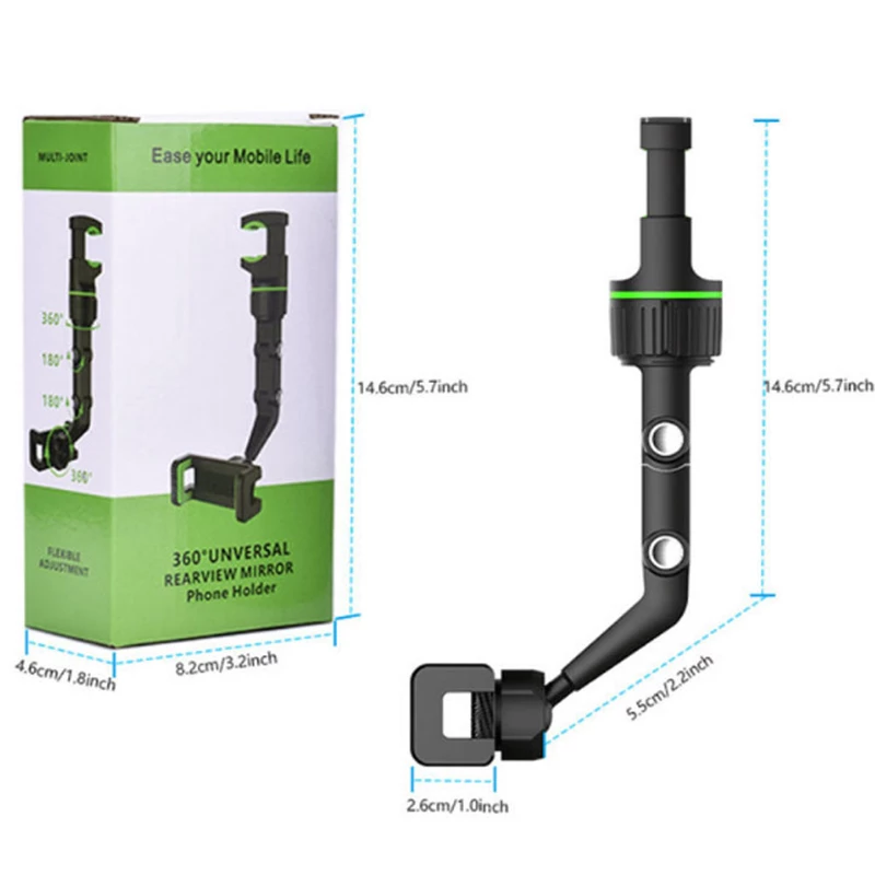 پایه نگهدارنده گوشی موبایل مدل UN20 طرح آینه خودرو کد B11709