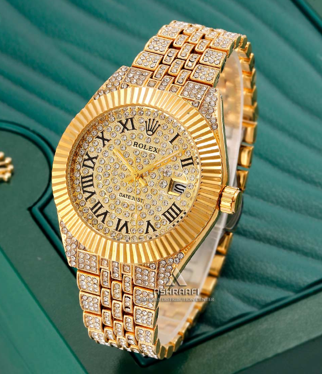 ساعت رولکس فول نگین Rolex طلایی کد B11738