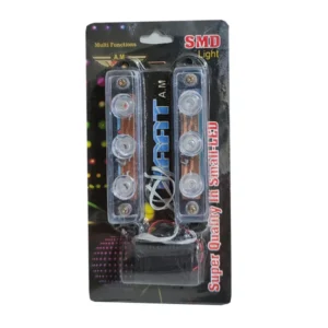 چراغ پلیسی خودرو اس ام دی مدل سه لنزه بسته دو عددی کد B12000