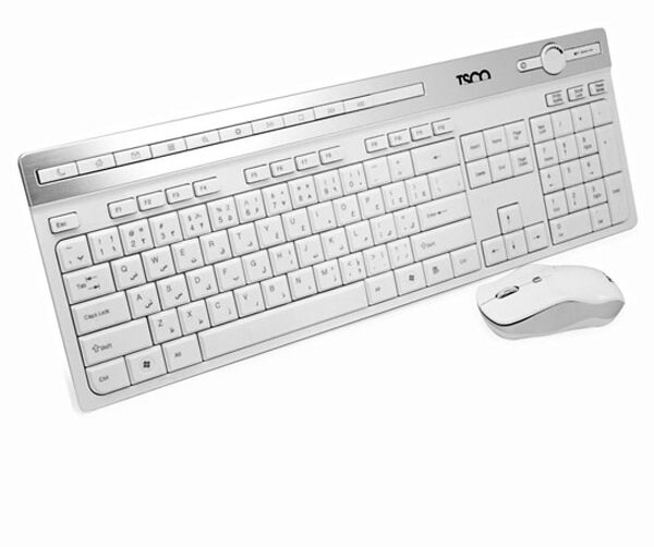 کیبورد و ماوس بی سیم تسکو مدل TKM 7106W با حروف فارسی کد B12017