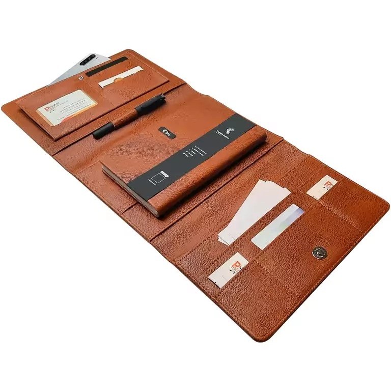 ست سالنامه 1404 پدیده نقش مدل چرمی قهوه ای کدB12330