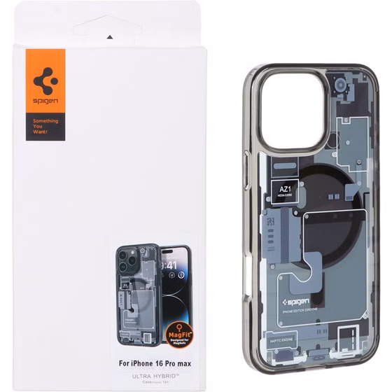 قاب اورجینال Spigen مگ سیف Zero one مدل Apple iPhone 16 Pro Max - طرح 28 کد B12334