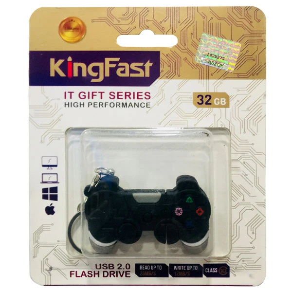 فلش مموری کینگ فست مدل Play Station PL-10 ظرفیت 32 گیگابایت کد B12730