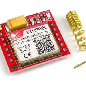 ماژول Sim800A سیم کارت و GSM کد B12855