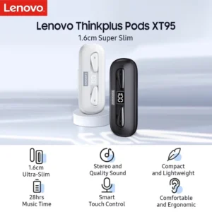 هدفون بلوتوثی لنوو مدل EHS Lenovo XT95 TWS bluetooth 5.0 Earbuds Headsets کد B16484